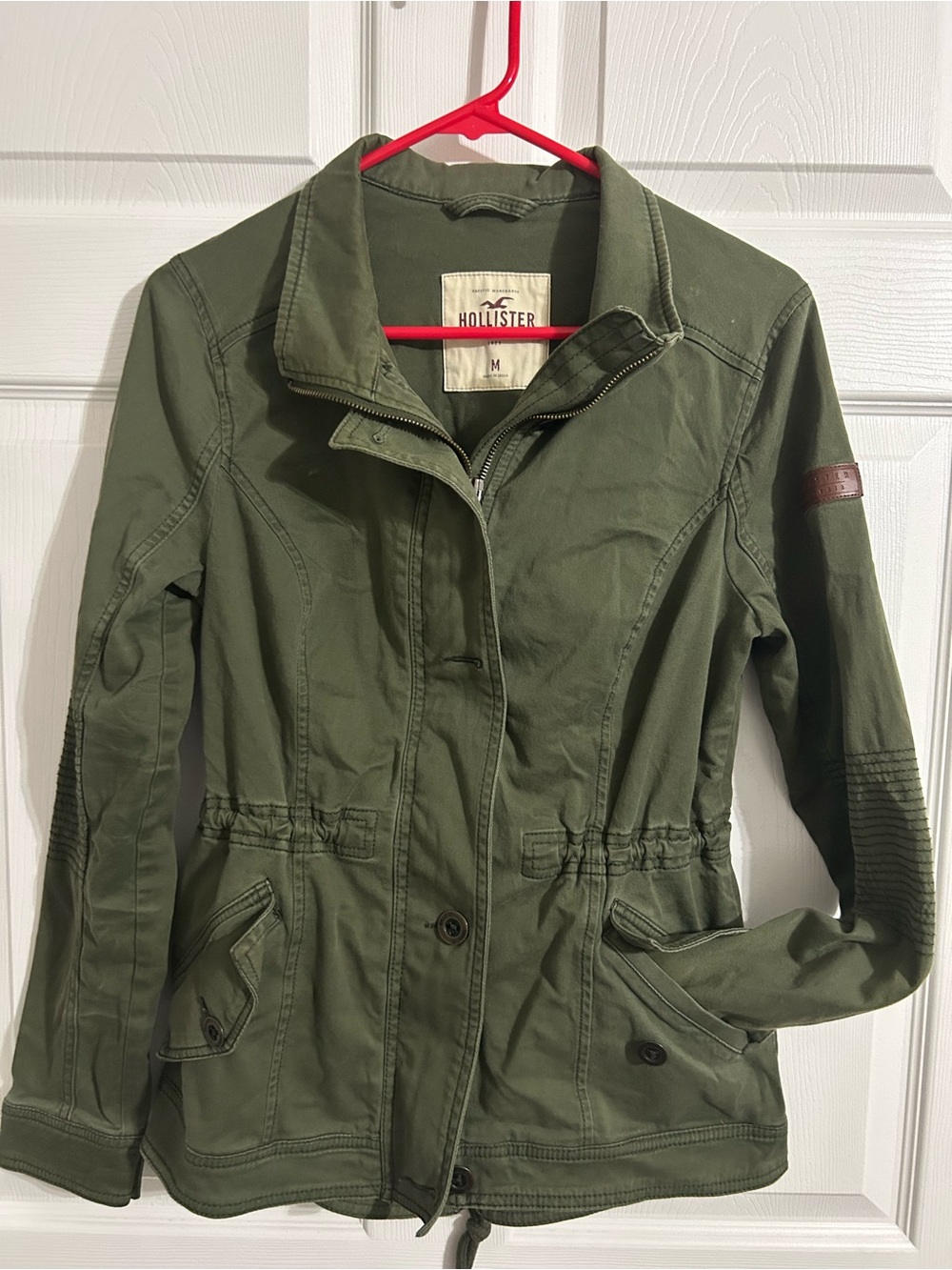 Hollister Olive Utility Field Jacket